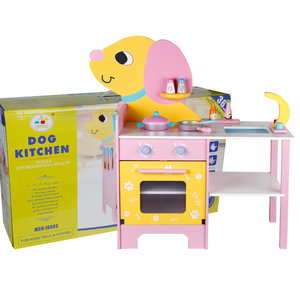 <span class=keywords><strong>Best</strong></span>-seller in legno cane cucina gioco casa giocattolo Cookware combinazione di giochi educativi di apprendimento per bambini ragazzi e ragazze - Product Image 5