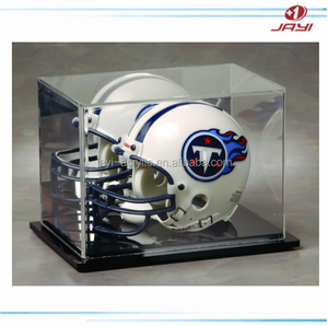 Quảng Đông <span class=keywords><strong>Acrylic</strong></span> Tùy Chỉnh Rõ Ràng Lucite Bóng Đá Mũ Bảo Hiểm Hiển Thị Trường Hợp Với Màu Đen <span class=keywords><strong>Acrylic</strong></span> Cơ Sở - Product Image 4