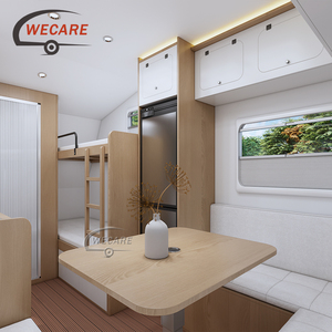 Caravana Todoterreno Wecare <span class=keywords><strong>para</strong></span> 4 <span class=keywords><strong>Personas</strong></span> con Literas y Cama Queen, Remolque Robusto <span class=keywords><strong>para</strong></span> Viajes y Campamentos en Venta - Product Image 4