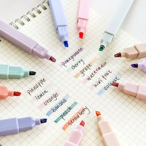 ปากกาไฮไลท์สีเรืองแสง X923-1 ชุดปากกาไฮไลท์ 6 สี แบบกำหนดเอง ชุดของขวัญแปลกใหม่ รับผลิตตามแบบ OEM พร้อมโลโก้ตามสั่ง - Product Image 2