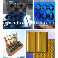Moules Moule brique faisant la machine hydraulique Vibration double système creux pavé margelle multi-briques