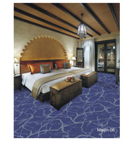 Moquette modulaire tuftée en polypropylène, certifiée ignifuge et écologique, résistante aux taches, pour hall d'hôtel et casino, ODM/OEM