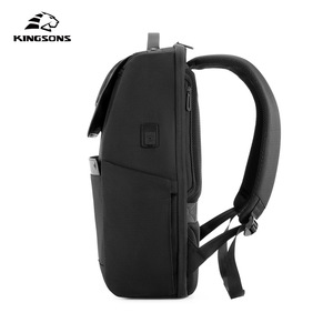 Kingsons Business <b>Backpack</b> For Men 20-35L <b>Waterproof</b> Ultralight Laptop Bag Solid Color <b>Black</b> Travel <b>Backpack</b> - Product Image 2