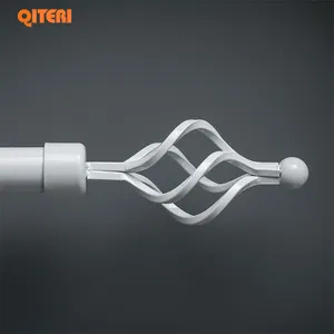 European Single Pole Curtain Rod With Electroplating Paint Online And Offline Availability For Room