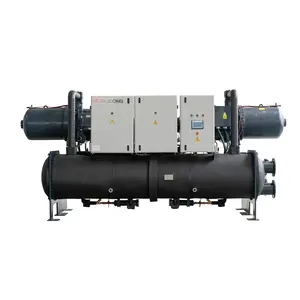 New cooling capacity Water Cooled Screw type Industrial water Chiller