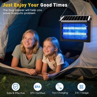 Piège à moustiques portable étanche JOYINLED pour extérieur, 16/20/40W, lampe solaire anti-insectes, pour jardin, patio, camping