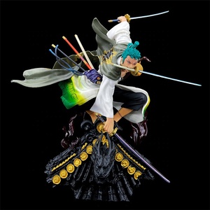Figuras de acción de anime de gran tamaño de 31cm figuras de acción de una pieza Wonokuni Roof Kimono Roronoa <span class=keywords><strong>Zoro</strong></span> - Product Image 5