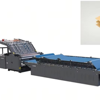 Machine à laminer semi-automatique pour le collage de papier et le laminage de carton ondulé
