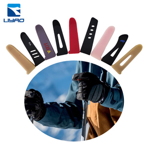 अनुकूलित रंगीन pvc कपड़ों के सामान स्व-चिपकने वाला वाटरप्रूफ इंजेक्शन ढाले कपड़े कफ आस्तीन हुक लूप फास्टनर - Product Image 6