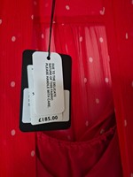 Chemise OEM ODM Queens of Archive rouge avec poignets évasés