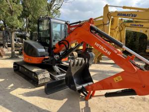 Excavadora de cadenas Hitachi ZX50U usada con motor, bomba PLC y motor - Certificación EPA CE, alta potencia de excavación, cucharón de 0.18m, 5520kg - Product Image 3