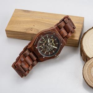 Reloj de Madera de Fábrica con Hebilla de Mariposa, Mecánico, Resistente al Agua 3ATM, Reloj de Madera Ecológico para Hombre, Relojes de Cuarzo - Product Image 6