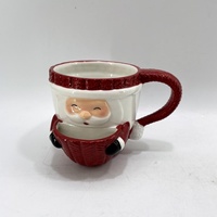 En céramique tasse à café avec porte-biscuits