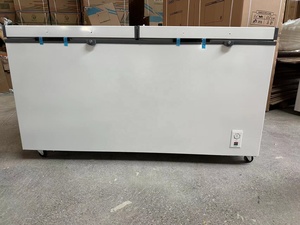 508l 24V DC năng lượng mặt trời Tủ đông công suất lớn thương mại đôi cửa tủ đông cho nhà điện Ice Cream Ice Lolly lưu trữ hộ gia đình - Product Image 6