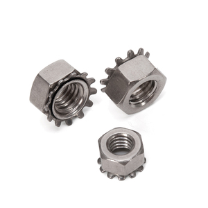 Steeltreks Outils et quincaillerie, Écrous, Nouveauté en gros, Écrous hexagonaux dentelés en acier inoxydable 304, <span class=keywords><strong>Rondelle</strong></span> de serrage, Joint, Écrous de verrouillage de type K - Product Image 4