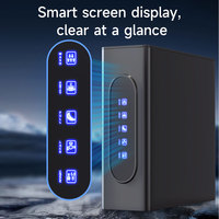 Purificador de Agua RO de 4 Etapas con Pantalla Inteligente, Sistema de Filtro de Agua Potable Debajo del Fregadero con Grifo e Indicador LED