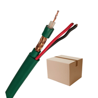 Câble coaxial d'alimentation pour caméra CCTV RG59 + 2 cœurs 75 ohms