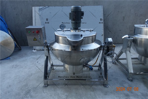 Ace <b>Stainless</b> <b>Steel</b> Gas Steam <b>Electric</b> <b>Heating</b> Jacketed <b>Pot</b> Industrial Cooker Tilting Cooking <b>Jacket</b> Kettle - Product Image 5