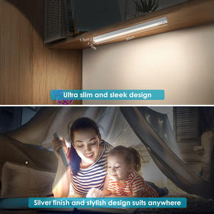 USB Rechargeable Magnetic Motion Sensor Wall <b>Light</b>, LED Under Cabinet <b>Light</b> ,Night Lamp for Wardrobe & Closet - Product Image 6