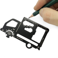 Carte d'outils multifonction 20-en-1 en forme de camionnette, en acier inoxydable durable, avec logo personnalisé, écologique, ouvre-bouteille de marque GM