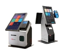 JCVISION 15.6 pouces kiosque libre-service appareil de point de vente de bureau Android 11 OS imprimante thermique Scanner 2D caméra de module optique 3D