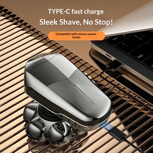 Multifunctional <b>Head</b> Shaver Bald Men Magnetic Detachable Blades Waterproof Wet Dry Electric <b>Razor</b> Rechargeable Shaving - Product Image 3