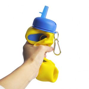 Bouteilles d'eau pliables en silicone sans BPA, nouveau design en forme de jeu, réutilisables pour le camping, avec logo personnalisé, modèle ODM, vente en gros - Product Image 5