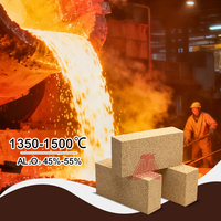 Brique isolante légère en alumine haute teneur, sur mesure, pour four industriel, avec service de soudage et de découpe