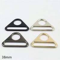 Connecteur de Sangle en Métal de Luxe Personnalisé en Forme de Triangle pour Sangle de Sac à Main et Quincaillerie