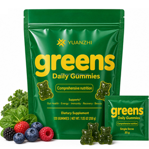 Gomitas de Superalimentos Verdes con Espirulina y Chlorella, Vitaminas - Venta al por Mayor Directa de Fábrica, Marca Privada OEM - Product Image 1