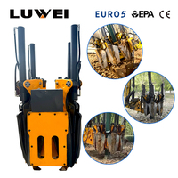 Attachement d'excavatrice de plantation d'arbres Bêche d'arbre Transplanteuse d'arbre Équipement de pelle hydraulique