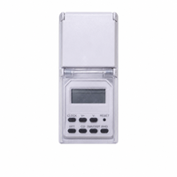 Minuteur numérique programmable étanche IP44 pour extérieur, prise connectée
