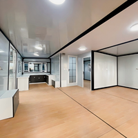 Casa Modular Plegable Portátil Prefabricada en China para Vivienda, Apartamentos Expandibles Personalizados, Casa Contenedor Plegable, Casa Móvil