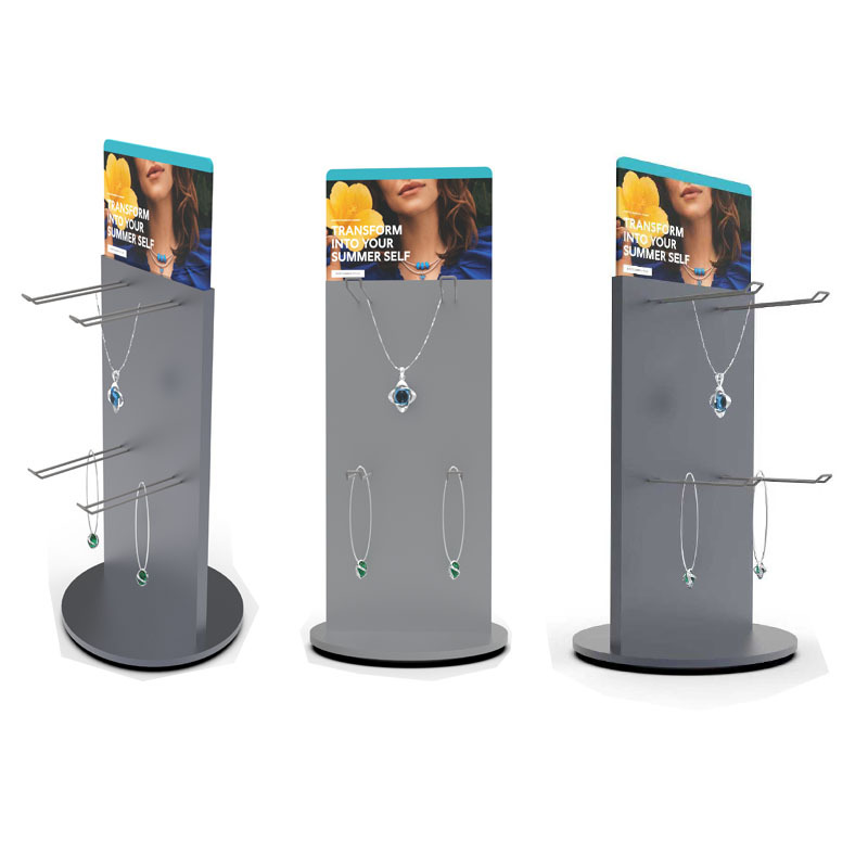 Apache Custom Counter Metal Jewelry Display Stand ForJewelry Store