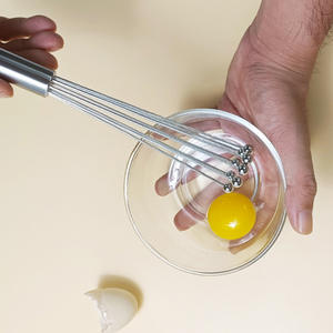 Batidora de mano de acero inoxidable para repostería, batidor de huevos de alambre para cocina, utensilio de cocina de gran venta - Product Image 3