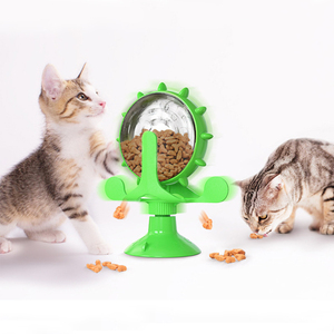 Bunnyhi MLS001 Juguete automático giratorio para gatos con dispensador de comida lenta, comedero elevado para mascotas y juguete interactivo para agua, para perros y gatos - Product Image 4