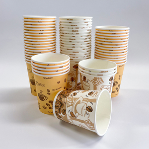 2024 dùng một lần nóng sô cô la cà phê số lượng lớn giá rẻ Cốc giấy 12 oz - Product Image 1