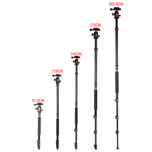 Uegogo chuyên nghiệp nhôm nặng nhiệm vụ DSLR Máy ảnh đứng xách tay có thể điều chỉnh overhead <span class=keywords><strong>tripod</strong></span> cho du lịch - Product Image 5