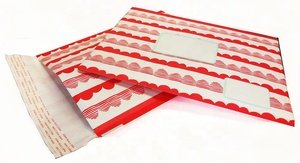 Enveloppes rembourrées en papier Kraft blanc, sachet à bulles en papier Kraft rose écologique, vente en gros, 50 pièces - Product Image 2