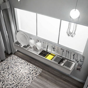 <span class=keywords><strong>Escurridor</strong></span> de Platos de <span class=keywords><strong>Acero</strong></span> <span class=keywords><strong>Inoxidable</strong></span> Hecho a Mano para Encimera de Cocina, <span class=keywords><strong>Escurridor</strong></span> de Platos Grandes, Soporte de Utensilio, <span class=keywords><strong>Escurridor</strong></span>, <span class=keywords><strong>Fregadero</strong></span> DE UN Solo Tazón, Cuatro - Product Image 3