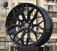 Jantes de voiture DJJ forgées sur mesure 5x112 gris brillant à rayons multiples 17 18 19 20 21 22 pouces pour Audi A3 A4 A5 A6 RS4 RS5 RS6 RS7
