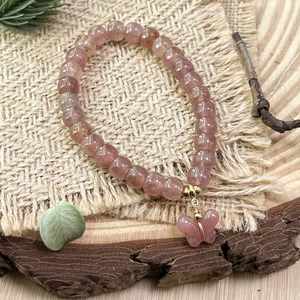 Natural Stone <b>Bracelet</b> Colorful Glass Beaded Beauty and Grace Expert Custom Logo Pre-production Sample - Product Image 5