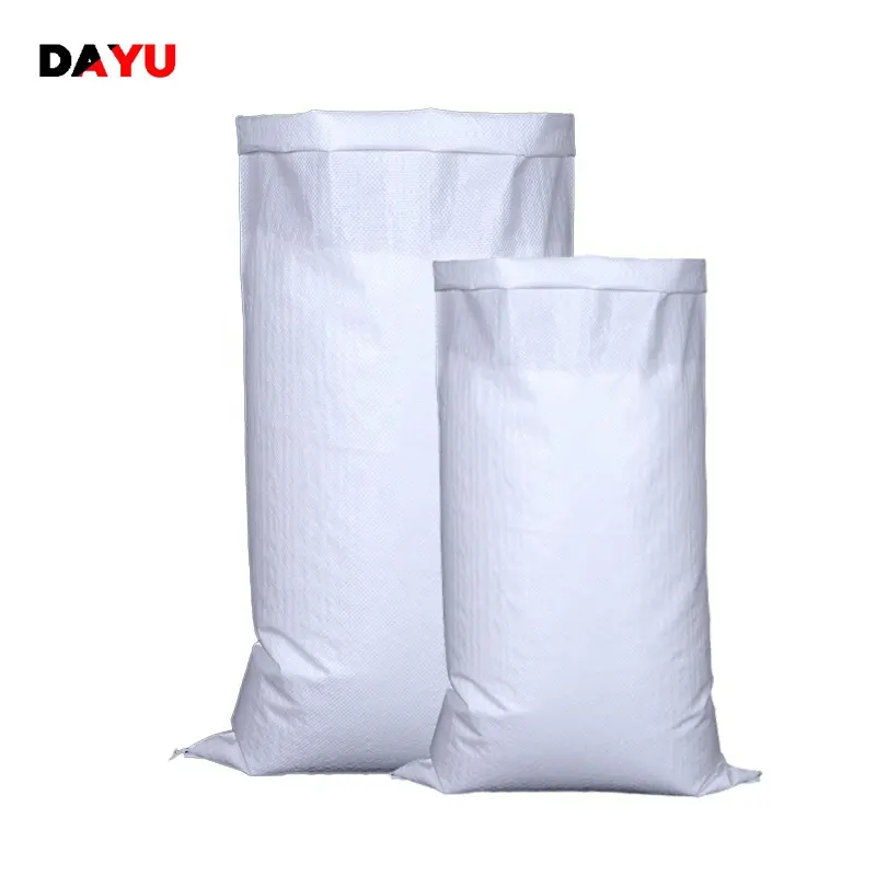 10kg 25kg pp tecidos sacos para embalar a farinha de milho areia rocha mulch