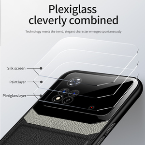 Coque rigide en cuir pour Xiaomi, compatible modèles <span class=keywords><strong>Poco</strong></span> <span class=keywords><strong>M4</strong></span> <span class=keywords><strong>Pro</strong></span>, 4G, X3, F3, M3, <span class=keywords><strong>Note</strong></span> <span class=keywords><strong>11S</strong></span>, luxueuse, résistante aux chocs, collection - Product Image 3