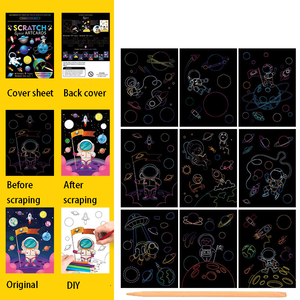 Personalizado Popular chino famoso hito arquitectura escena nocturna rasguño pintura libro creativo DIY tatuaje pegatinas chico adulto - Product Image 6