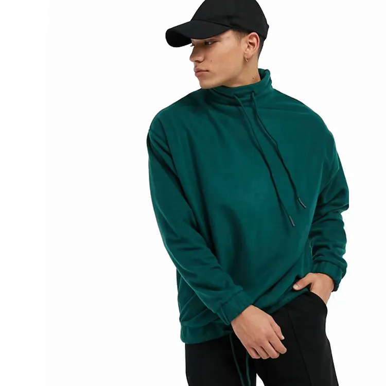Hohe Qualität Weihnachten Kunden Sweatshirt Fleece Männer Plain Hoodies Übergroßen Gedruckt Golf Sweatshirt