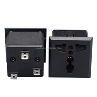 Prise murale universelle en cuivre YDW-8 10A 250V avec volet de sécurité CE pour équipements industriels UPS PDU et armoires