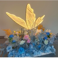 Éclairage décoratif LED en forme de papillon pour allée, événements de mariage, éclairage de route, vente en gros d'usine, 0,6 m/0,8 m/1 m/1,2 m/1,4 m