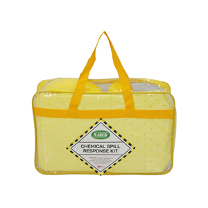 Kit de respuesta a derrames químicos SABER de 15 litros, listo para el campo, con bolsa flexible. - Product Image 1