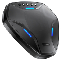 W3W système de conférence portable sans fil haut-parleur microphone haut-parleur de table de conférence micro omnidirectionnel à 360 degrés